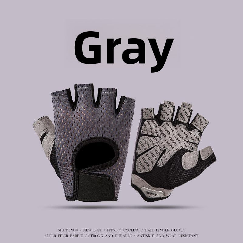 Half Finger Fitness Gloves Breathable Non-Slip Workout