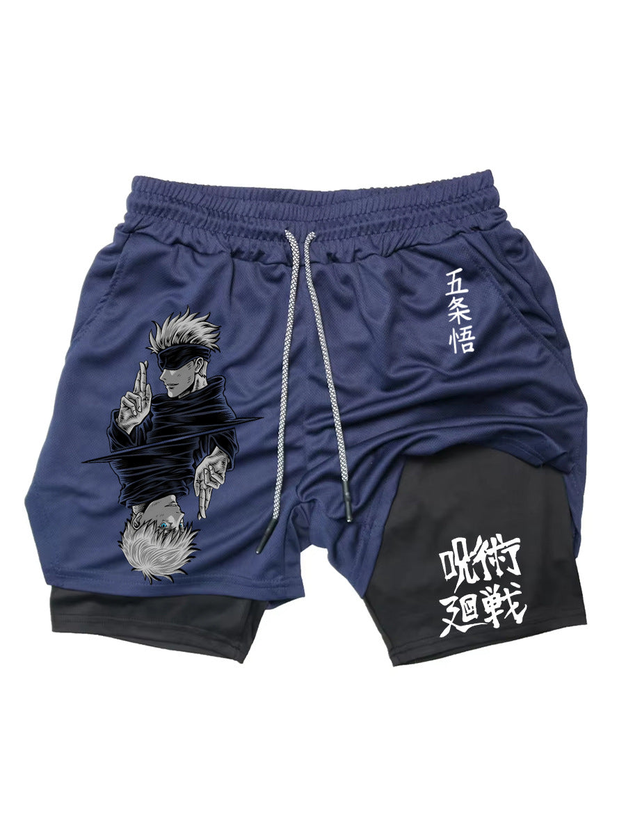 Mens Compression Sport Shorts Quick Dry Gym Shorts