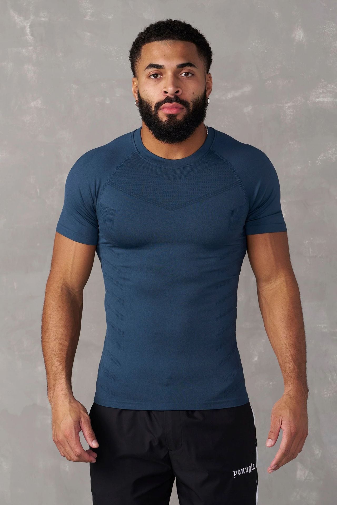 Men's Quick-Dry Fitness T-Shirt Breathable Workout Top