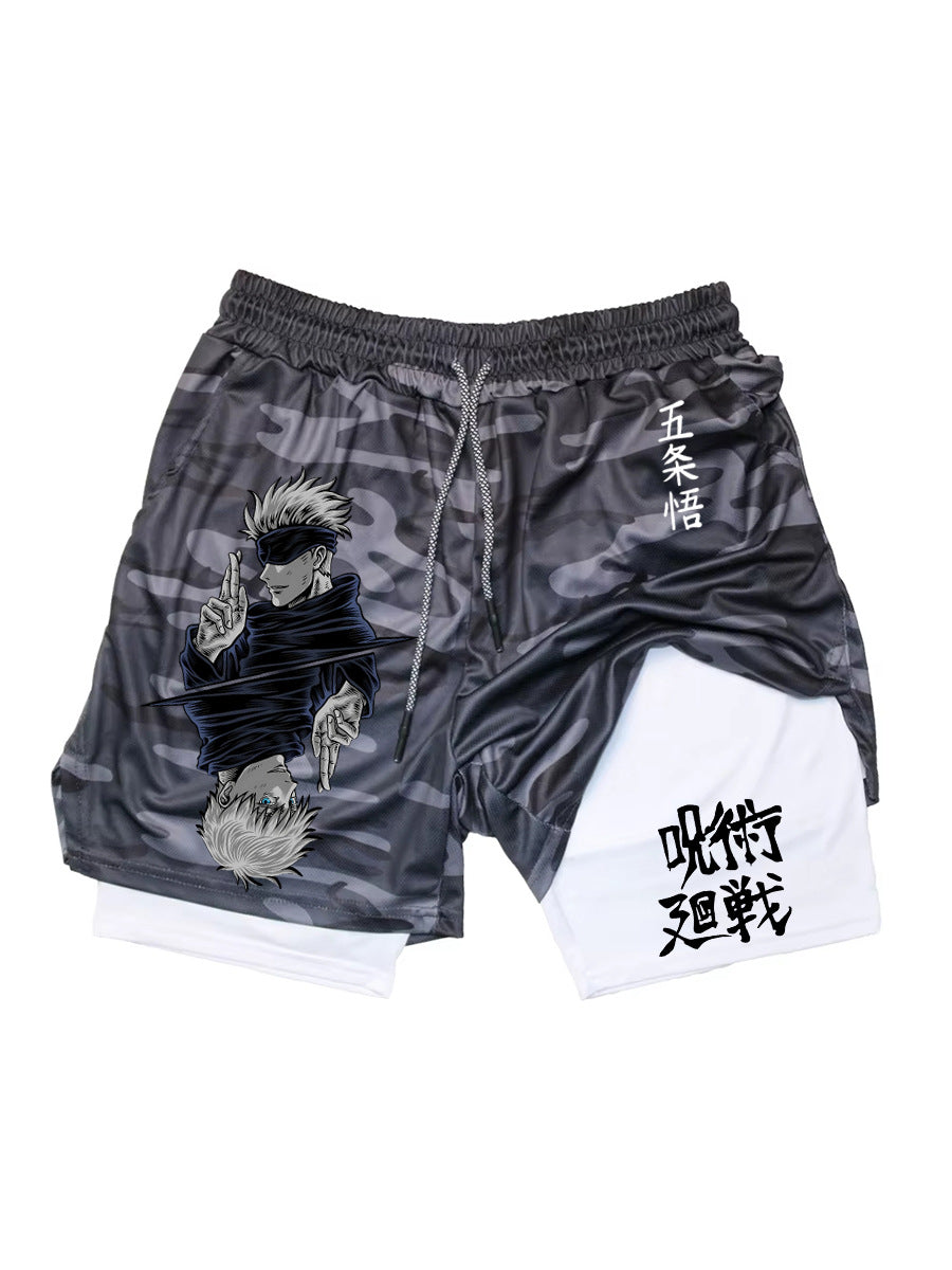 Mens Compression Sport Shorts Quick Dry Gym Shorts