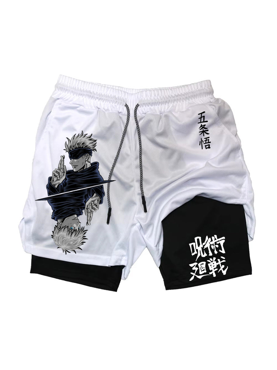 Mens Compression Sport Shorts Quick Dry Gym Shorts