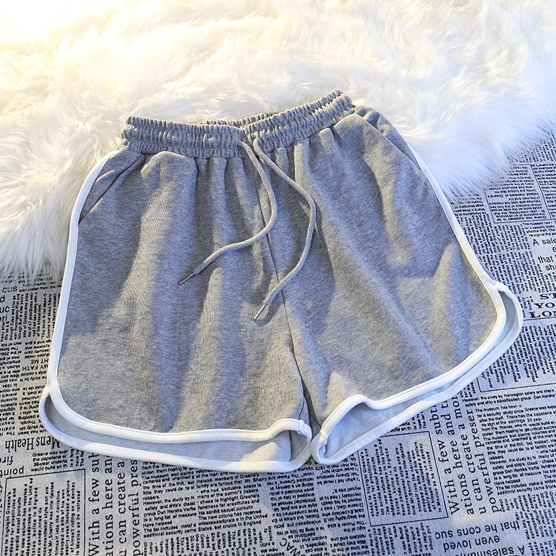 Women's High Waist Elastic Shorts