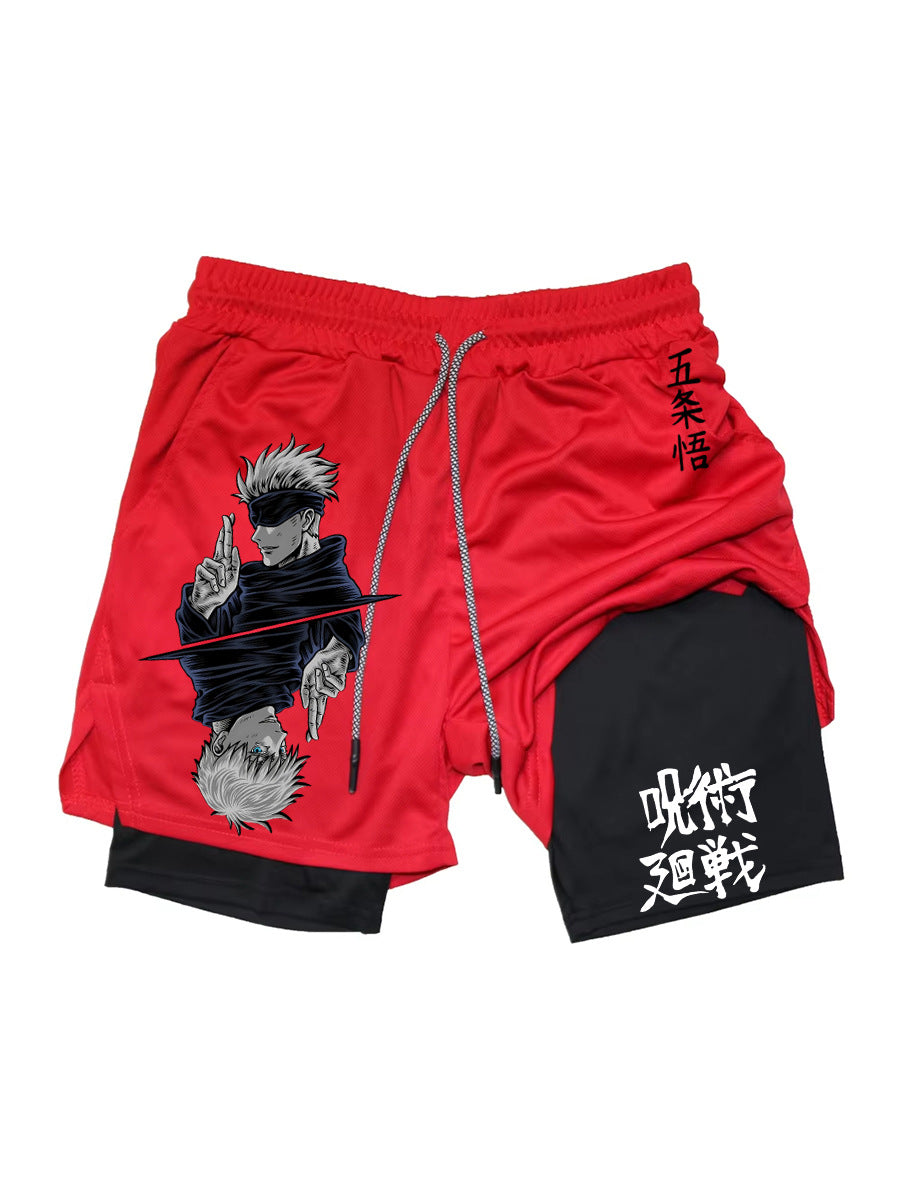 Mens Compression Sport Shorts Quick Dry Gym Shorts