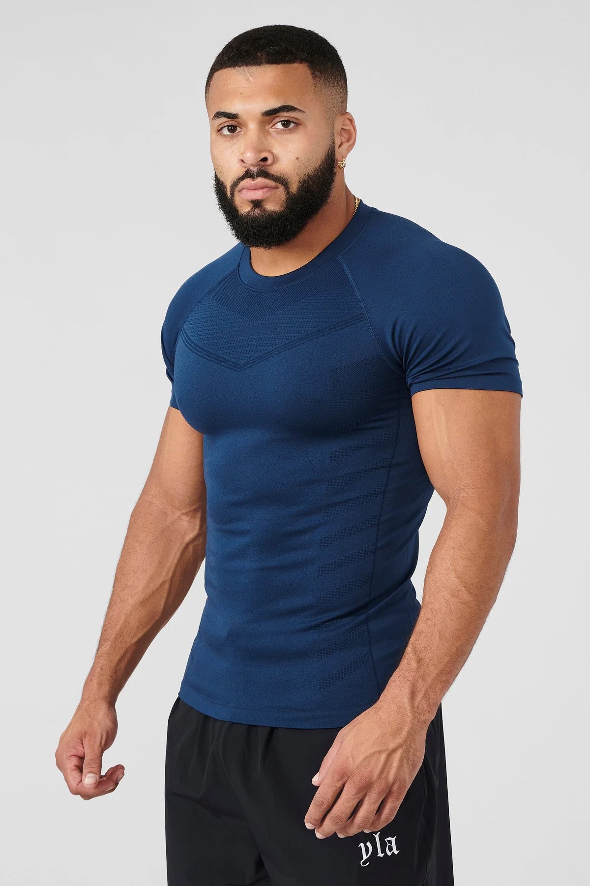 Men's Quick-Dry Fitness T-Shirt Breathable Workout Top