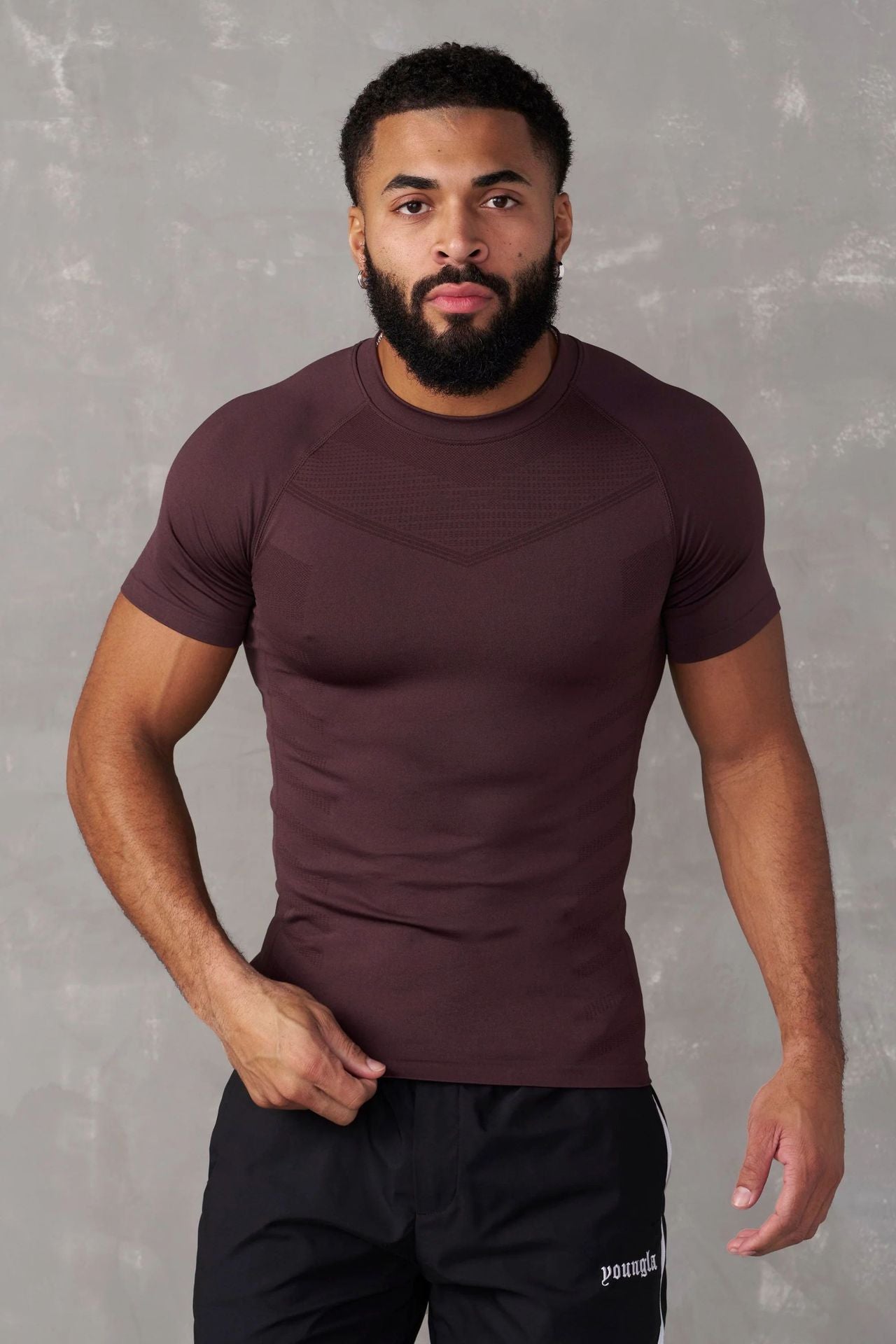 Men's Quick-Dry Fitness T-Shirt Breathable Workout Top