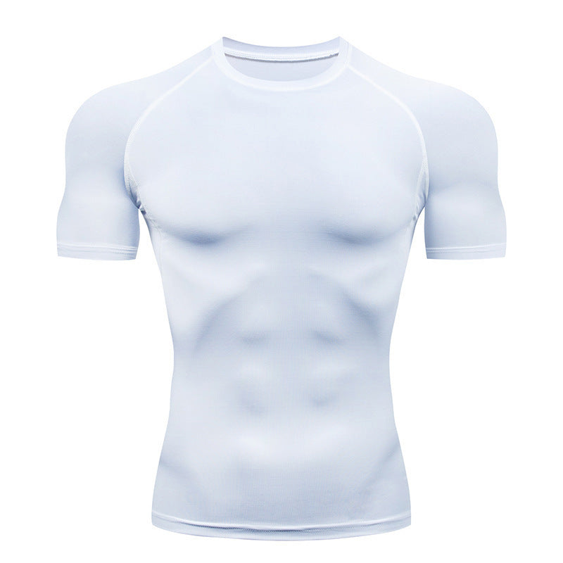 Men's high-elasticity quick-drying T-shirts and gym wear