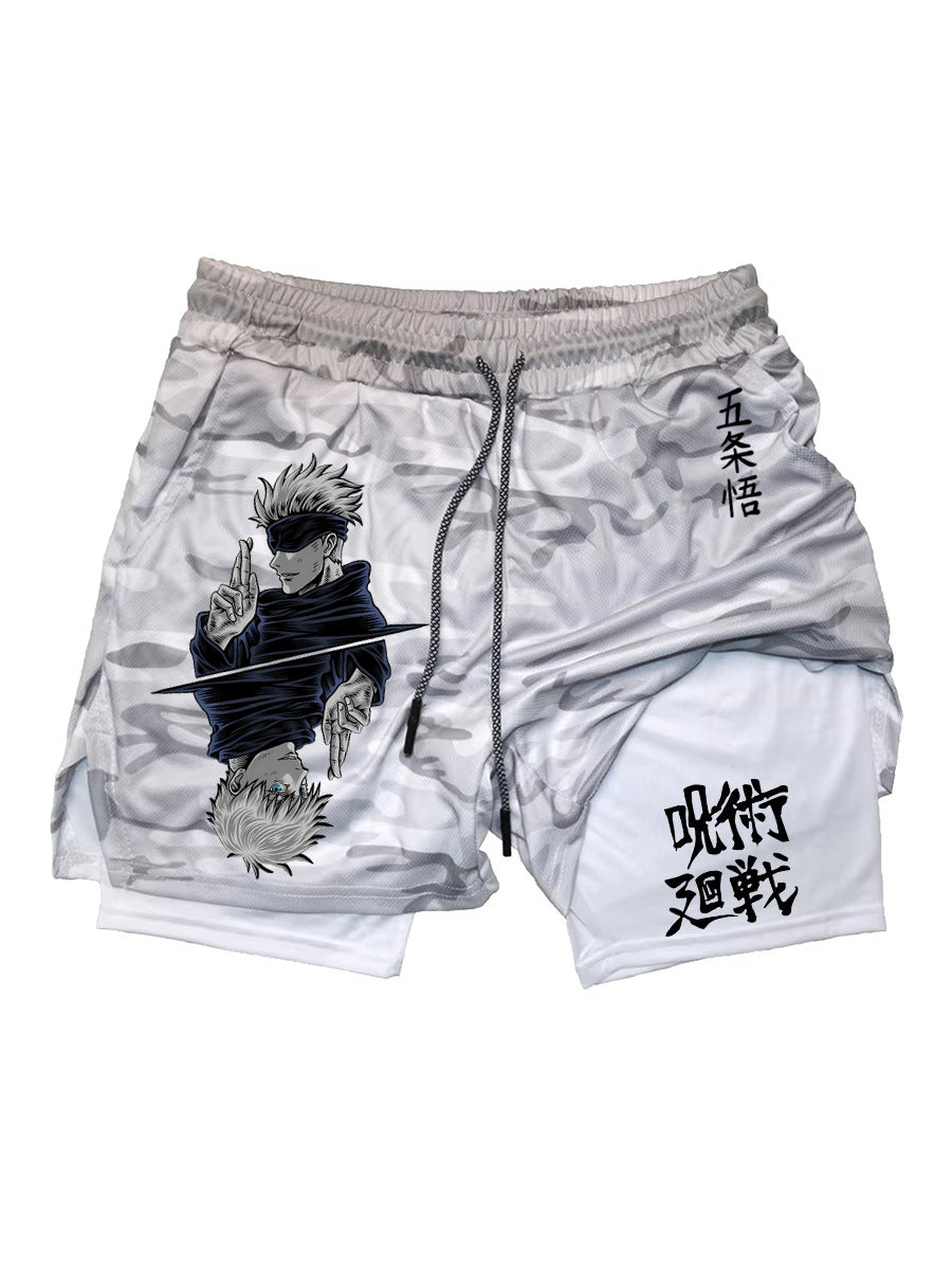 Mens Compression Sport Shorts Quick Dry Gym Shorts