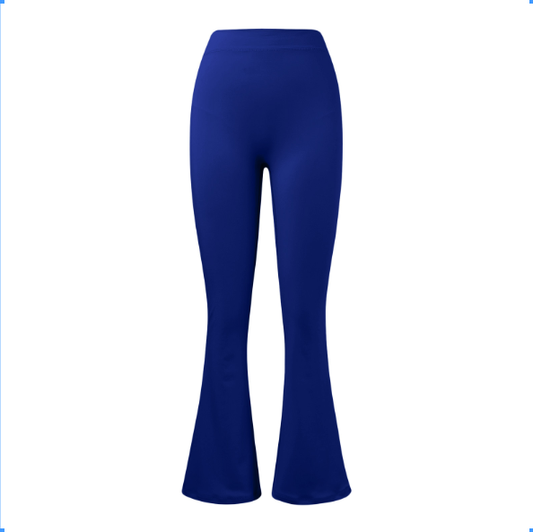 Womens High Waist Flared Yoga Pants