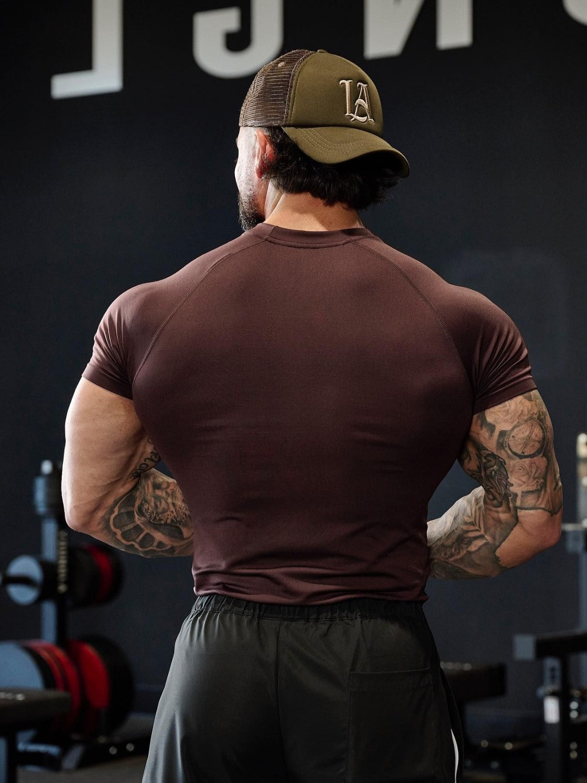 Men's Quick-Dry Fitness T-Shirt Breathable Workout Top