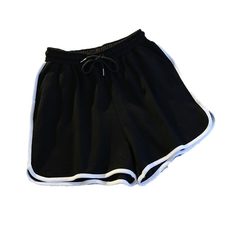 Women's High Waist Elastic Shorts
