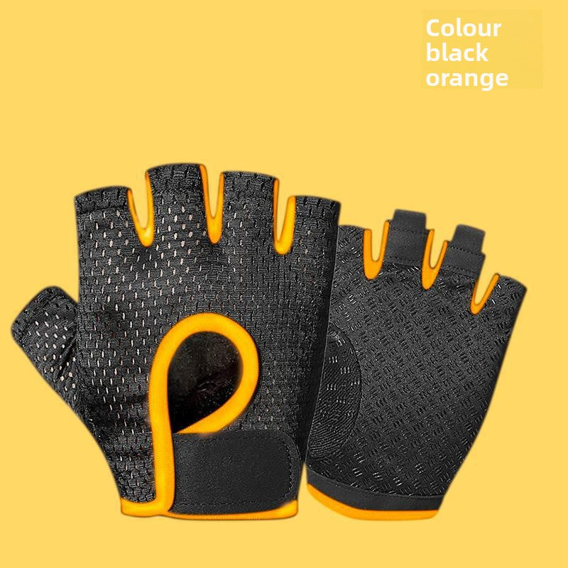 Half Finger Fitness Gloves Breathable Non-Slip Workout