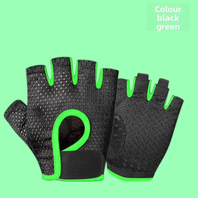 Half Finger Fitness Gloves Breathable Non-Slip Workout