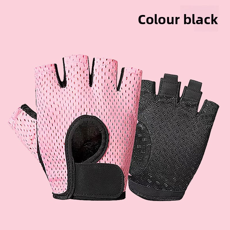 Half Finger Fitness Gloves Breathable Non-Slip Workout