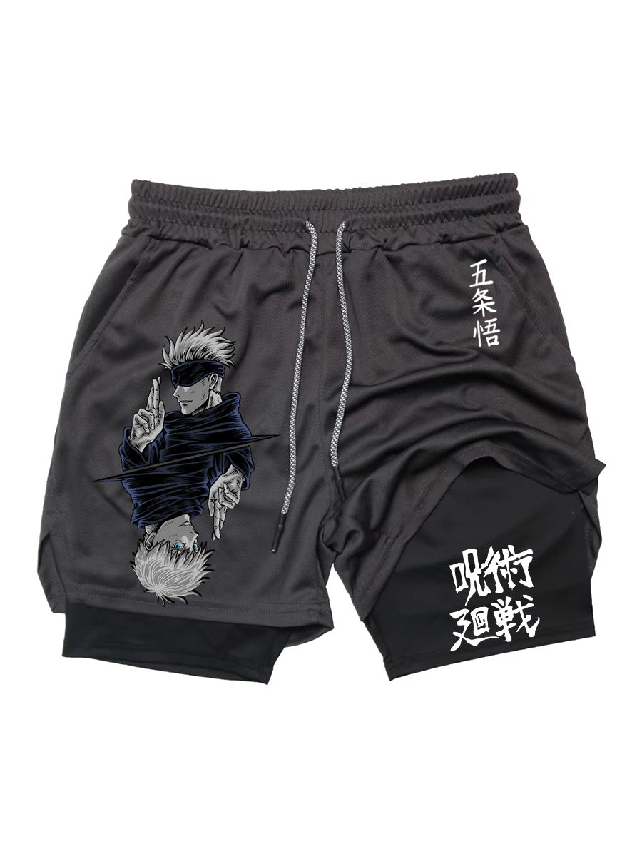 Mens Compression Sport Shorts Quick Dry Gym Shorts