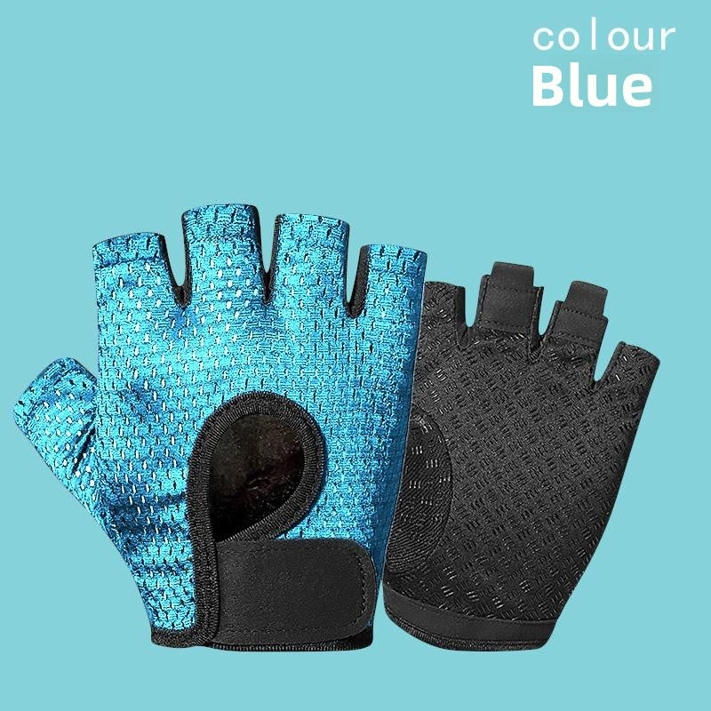 Half Finger Fitness Gloves Breathable Non-Slip Workout