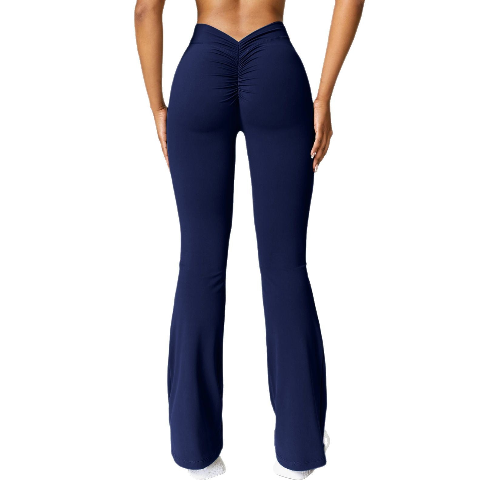 Womens High Waist Flared Yoga Pants