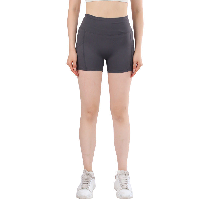 Yoga Sports Shorts High Waist Quick Dry Athletic Pants