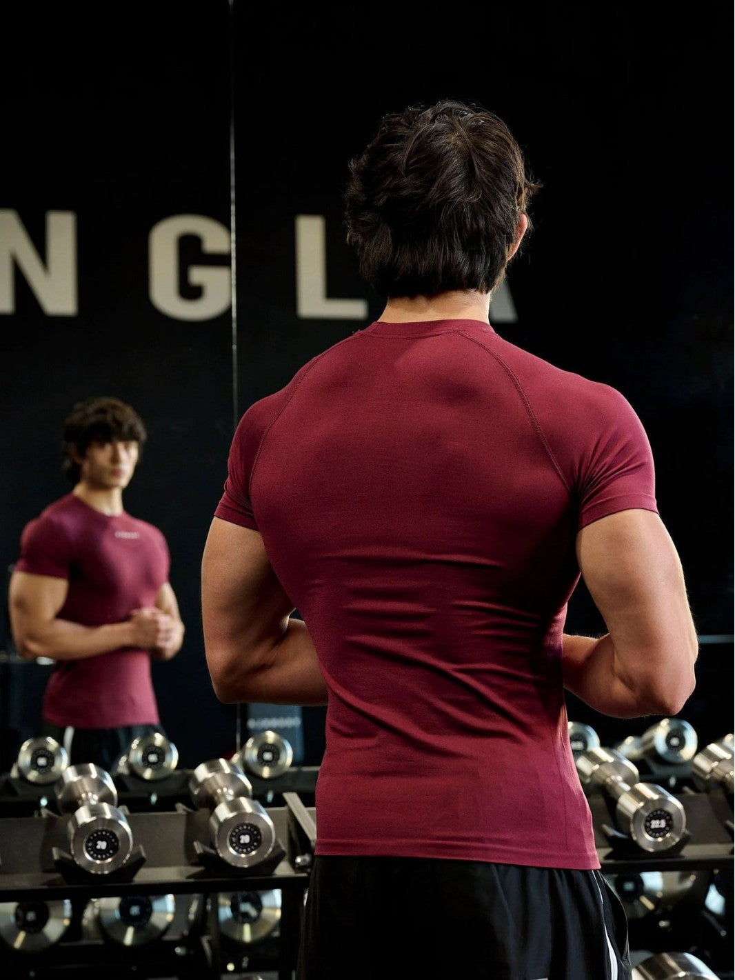 Men's Quick-Dry Fitness T-Shirt Breathable Workout Top