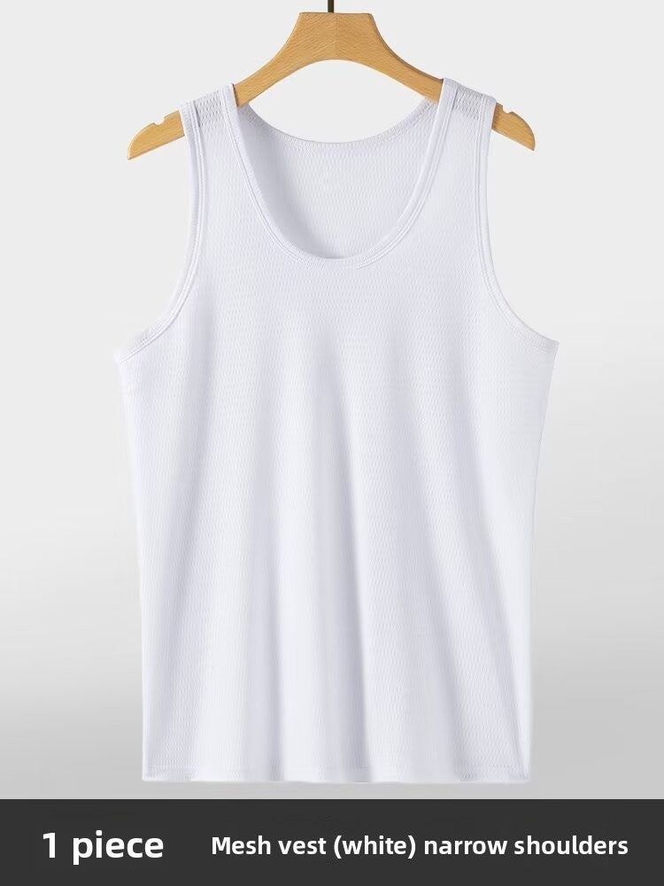 Mens Sports Vest Breathable Workout Top