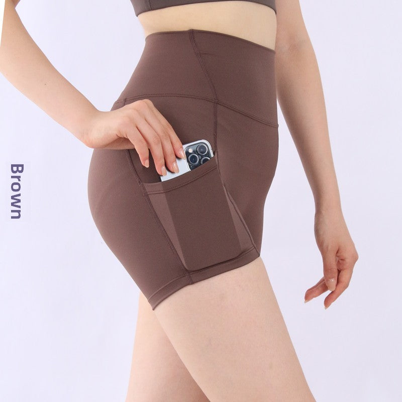 Yoga Sports Shorts High Waist Quick Dry Athletic Pants