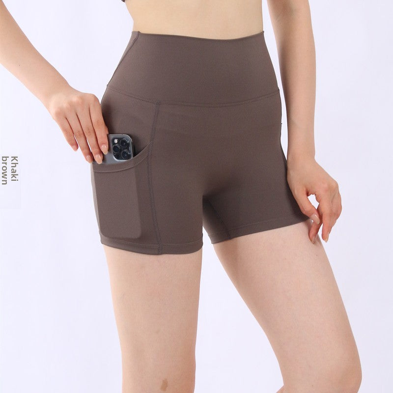 Yoga Sports Shorts High Waist Quick Dry Athletic Pants
