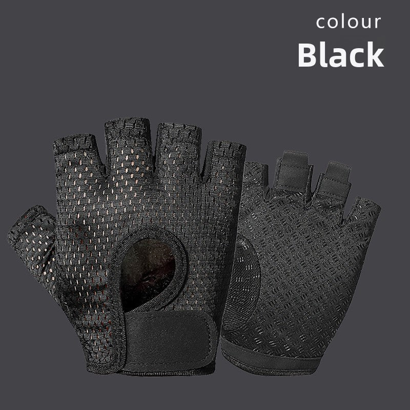 Half Finger Fitness Gloves Breathable Non-Slip Workout