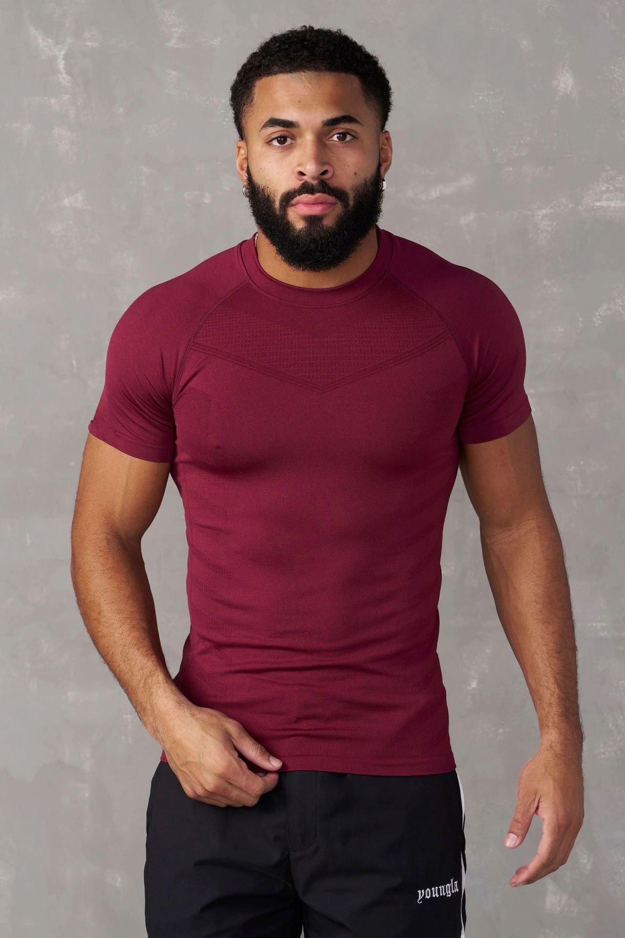Men's Quick-Dry Fitness T-Shirt Breathable Workout Top